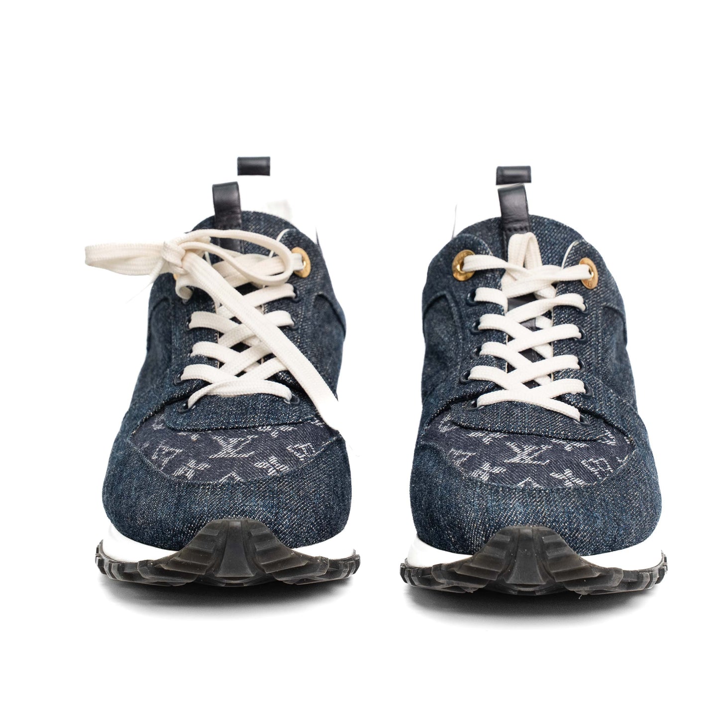 Louis Vuitton Blue Denim Monogram Sneakers