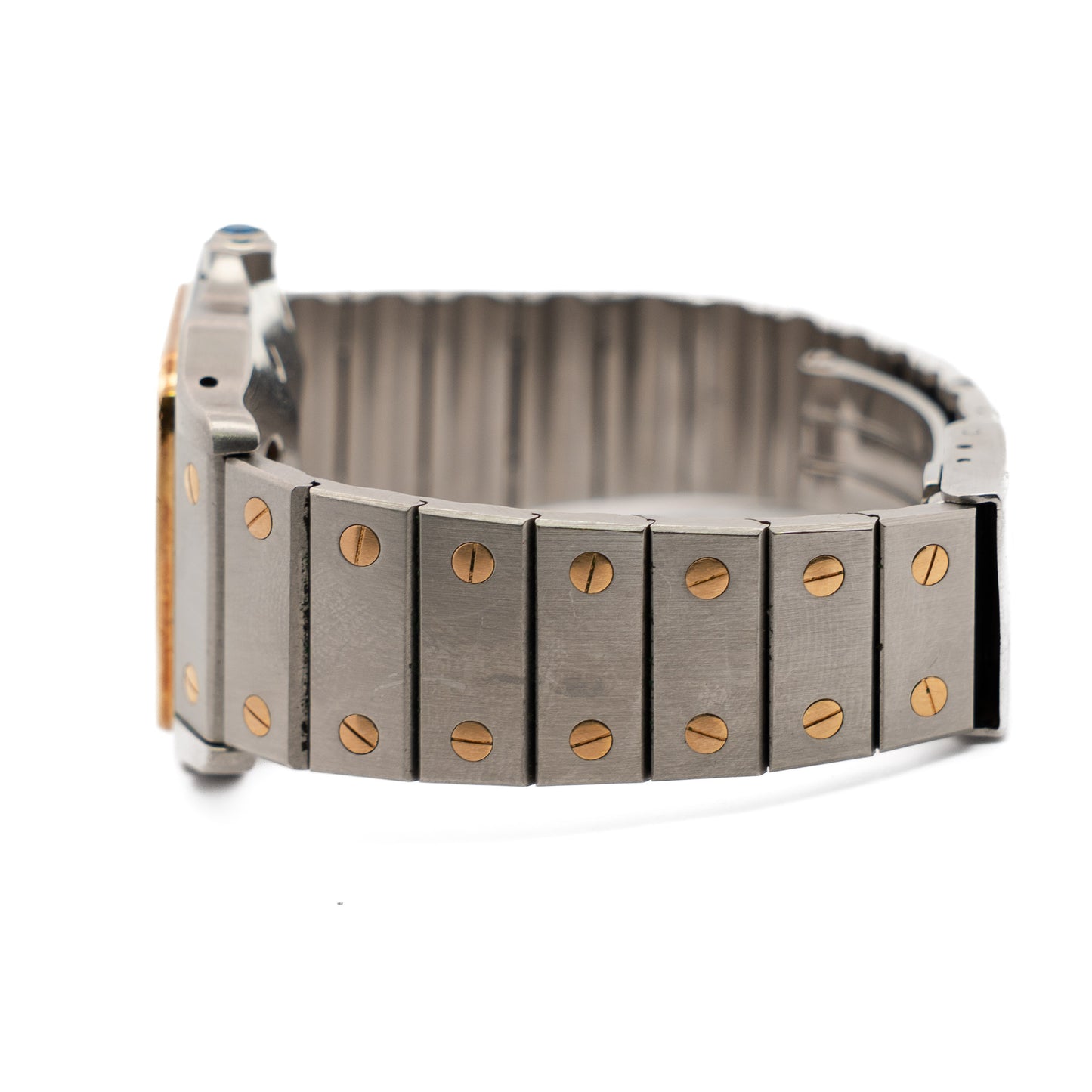 Cartier Santos Automatic Steel Gold Watch