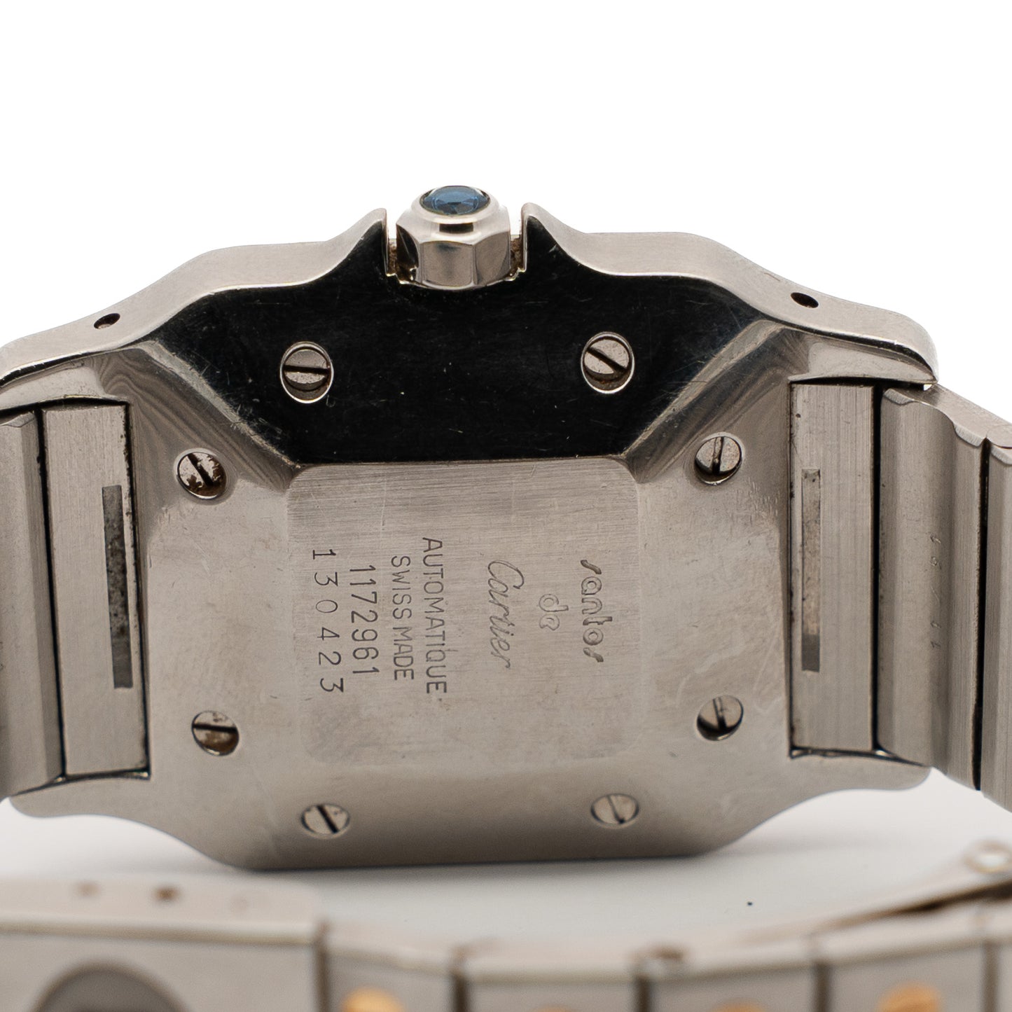 Cartier Santos Automatic Steel Gold Watch