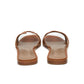 Hermès Oran Brown Calfskin Leather Slide Sandals