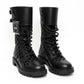 Christian Dior Black Calfskin D-Combat Lace Boots