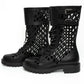 Christian Dior Black Calfskin D-Combat Lace Boots