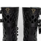 Christian Dior Black Calfskin D-Combat Lace Boots