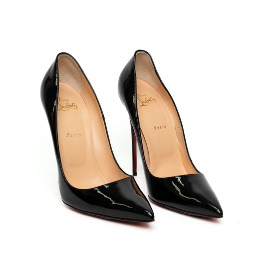 Christian Louboutin So Kate Black Patent Heels