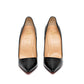 Christian Louboutin So Kate Black Patent Heels