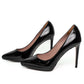 Gucci Black Patent Leather Platform Pumps Heels