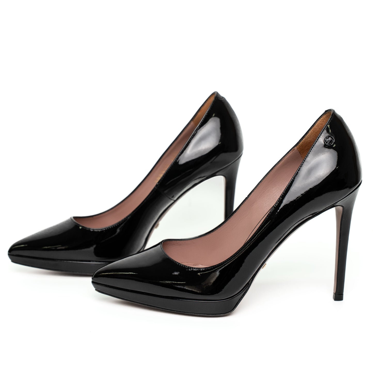 Gucci Black Patent Leather Platform Pumps Heels