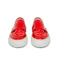Moncler Red Patent Leather Platform Loafer Sneakers
