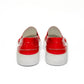 Moncler Red Patent Leather Platform Loafer Sneakers