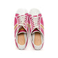 Louis Vuitton Pink Canvas Leather Low Sneakers