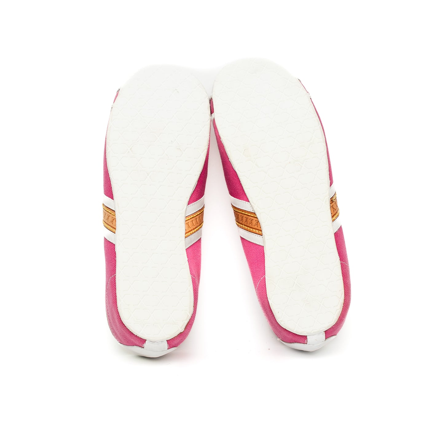 Louis Vuitton Pink Canvas Leather Low Sneakers