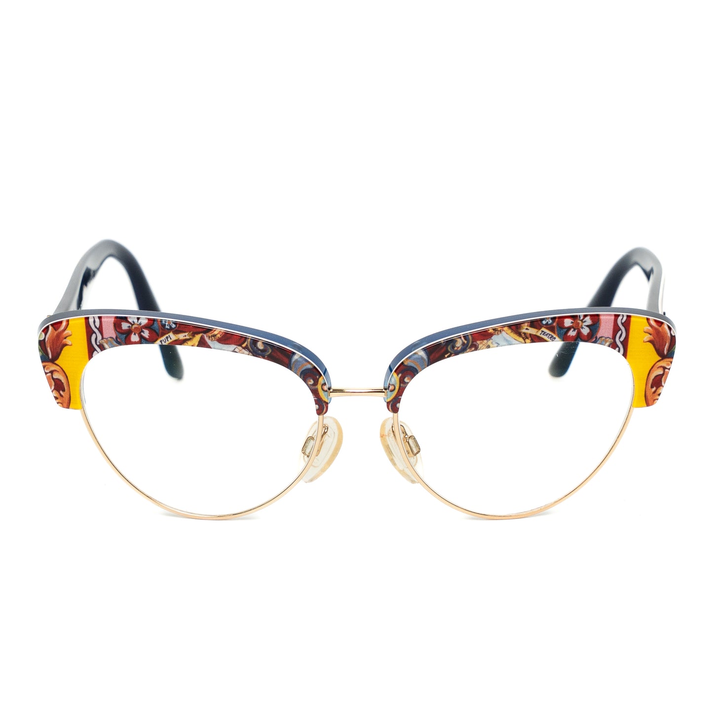 Dolce & Gabbana Floral Cat Eye Sunglasses