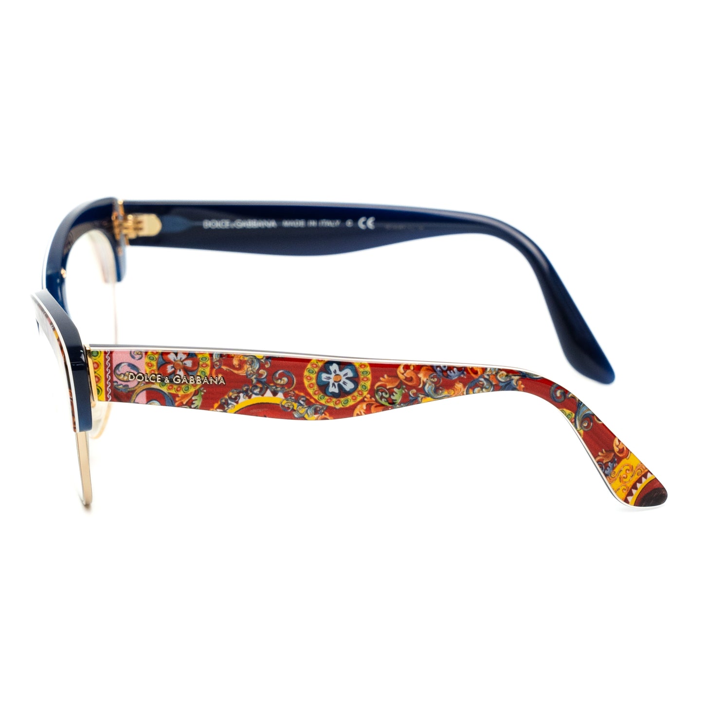 Dolce & Gabbana Floral Cat Eye Sunglasses