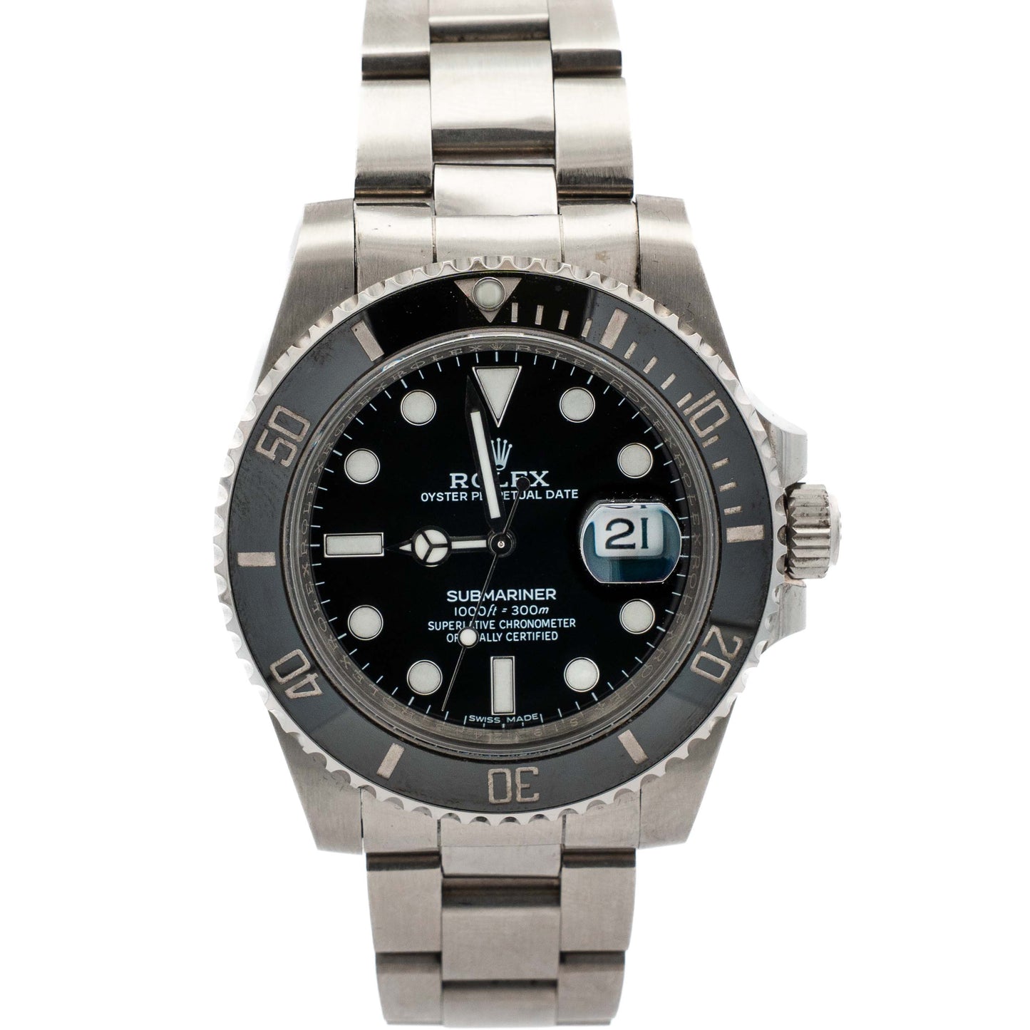 Rolex Submariner Date Black Ceramic Watch