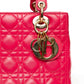 Christian Dior Lady Dior Medium Pink Lambskin Bag