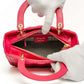 Christian Dior Lady Dior Medium Pink Lambskin Bag