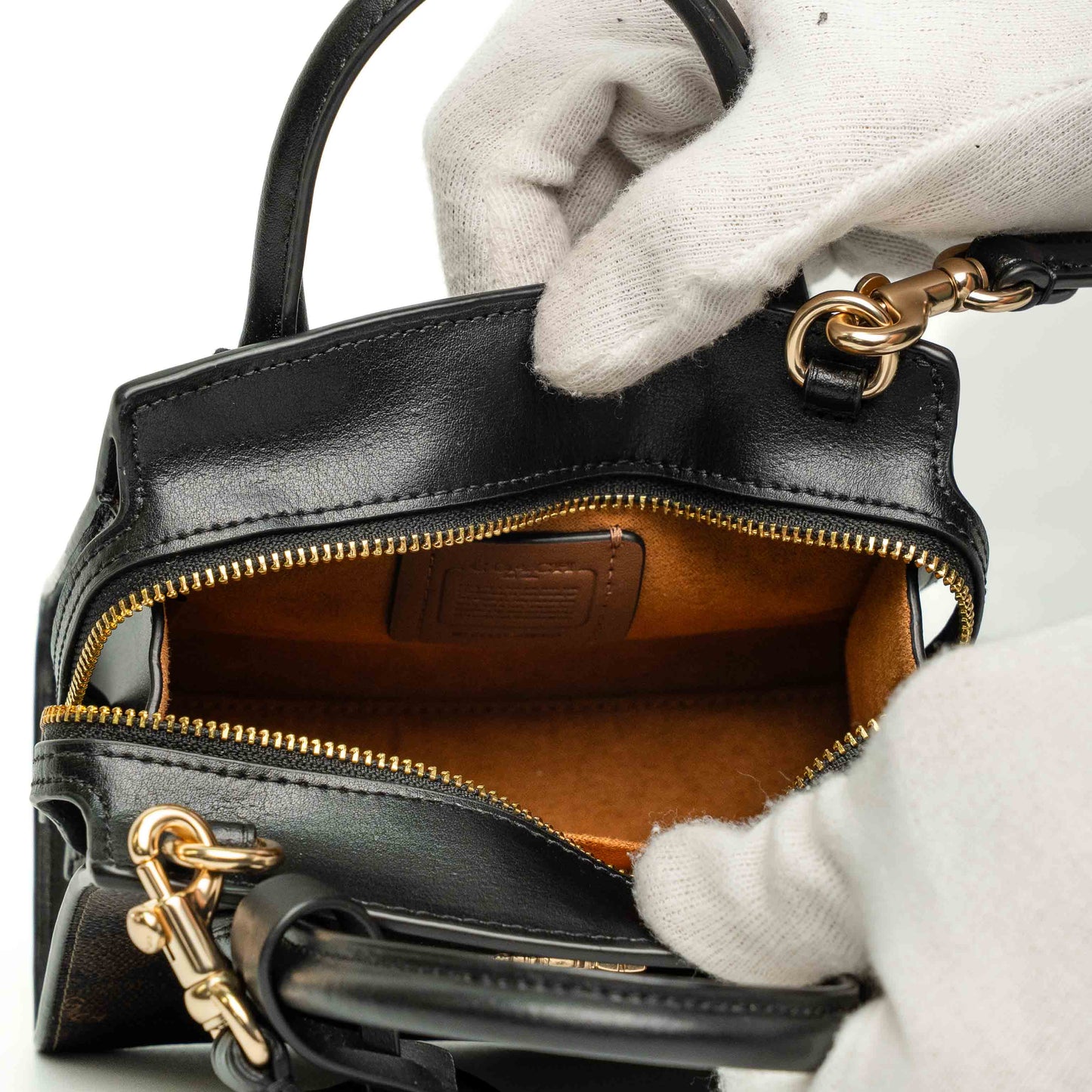 Coach Andrea Mini Signature Canvas Bag