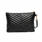 Saint Laurent Cassandre Black Leather Pouch