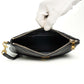 Saint Laurent Cassandre Black Leather Pouch
