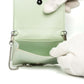 Prada Crystal Aqua Leather Mini Bag