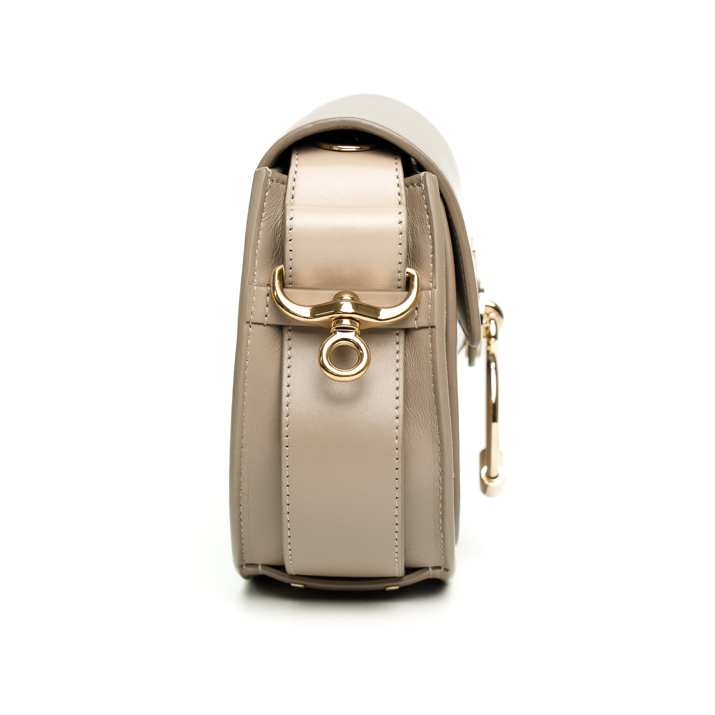 Chloé Tess Motty Grey Calfskin Crossbody Bag