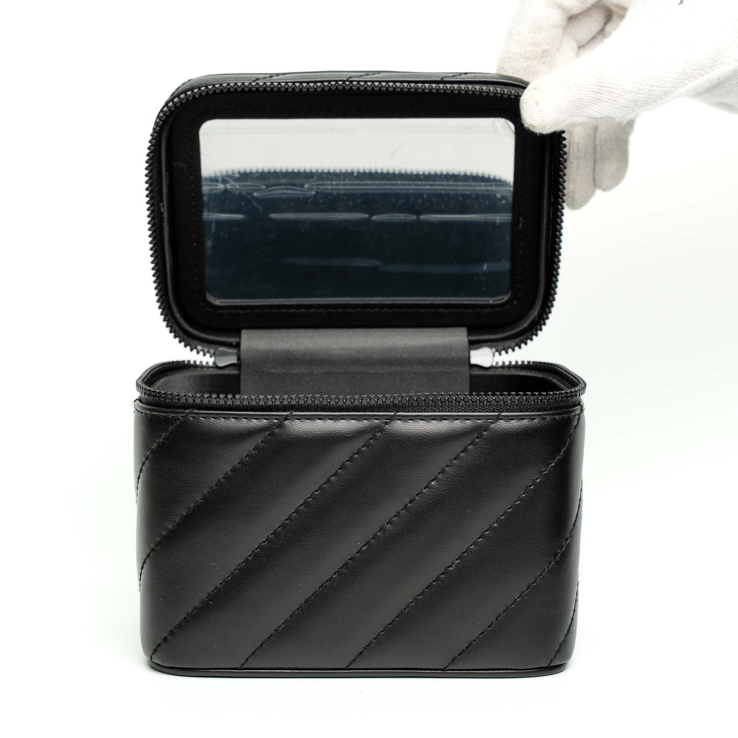 YSL Beauté Black Quilted Vanity Makeup Case