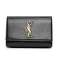 Saint Laurent Kate Black Calfskin Belt Bag