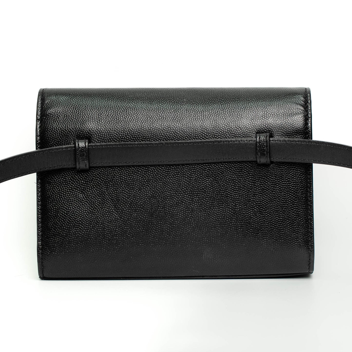 Saint Laurent Kate Black Calfskin Belt Bag