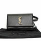 Saint Laurent Kate Black Calfskin Belt Bag