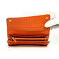 Prada Saffiano Papaya Leather Continental Wallet