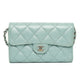 Chanel Classic Light Blue Caviar WOC Bag