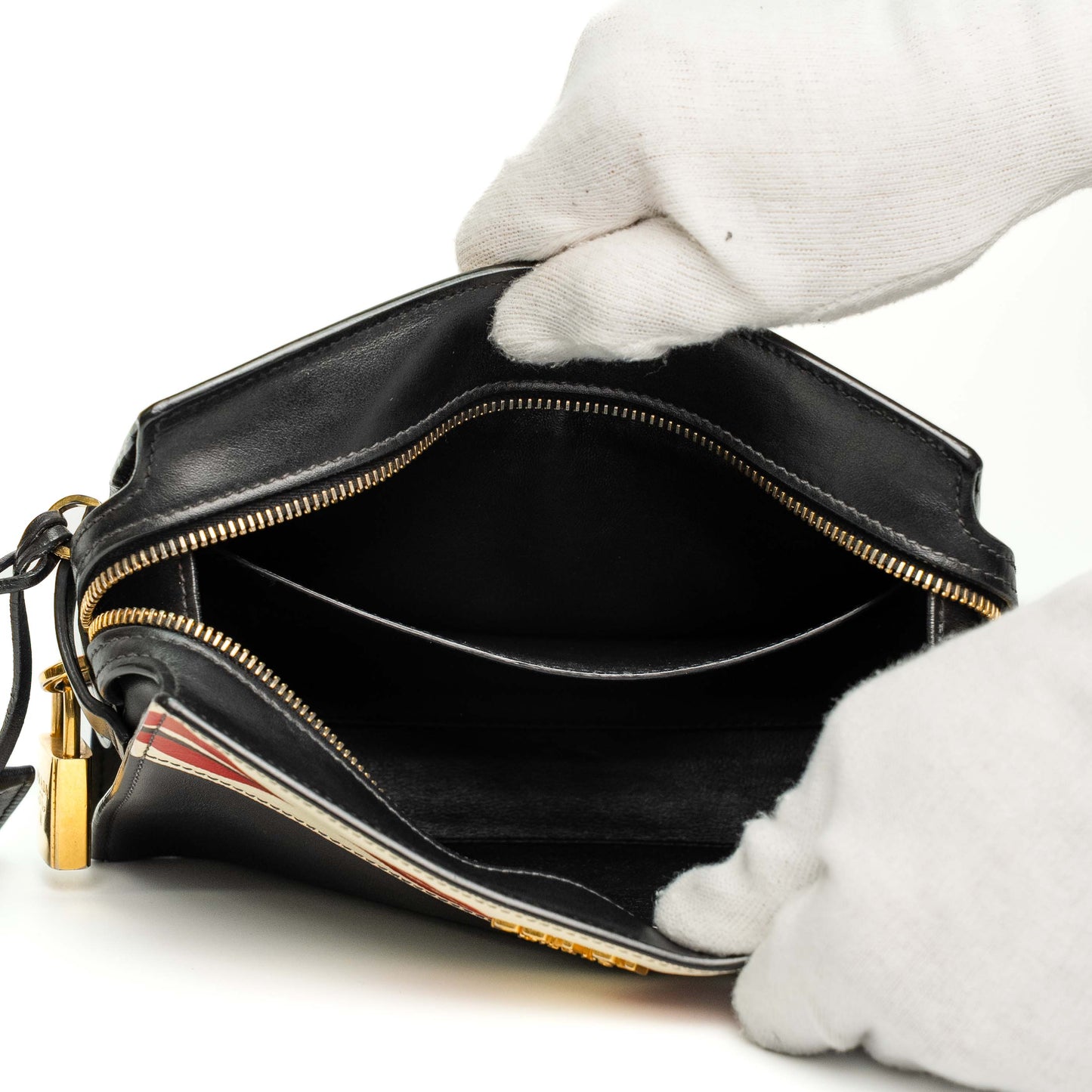 Prada Esplanade Lips Print Saffiano Crossbody Bag