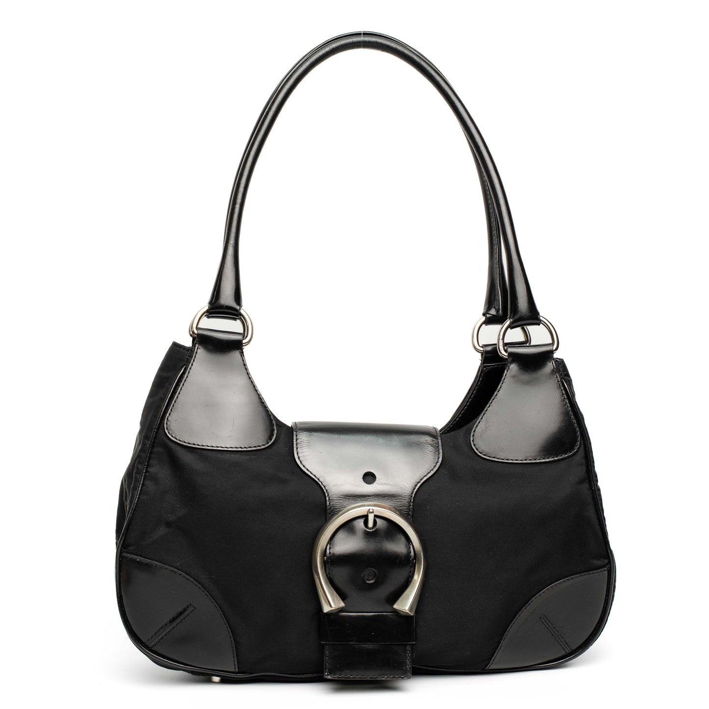 Prada Nero Tessuto Nylon Shoulder Bag