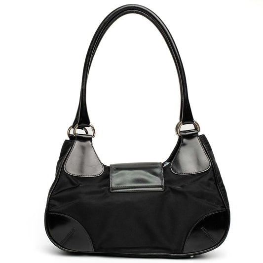 Prada Nero Tessuto Nylon Shoulder Bag