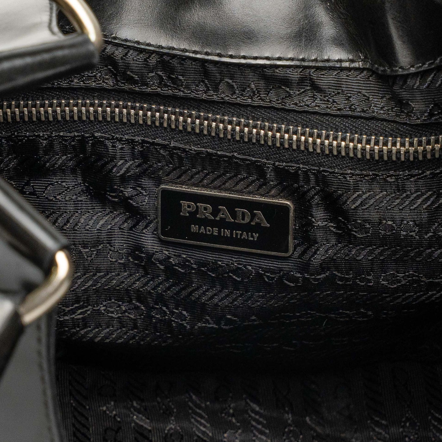 Prada Nero Tessuto Nylon Shoulder Bag