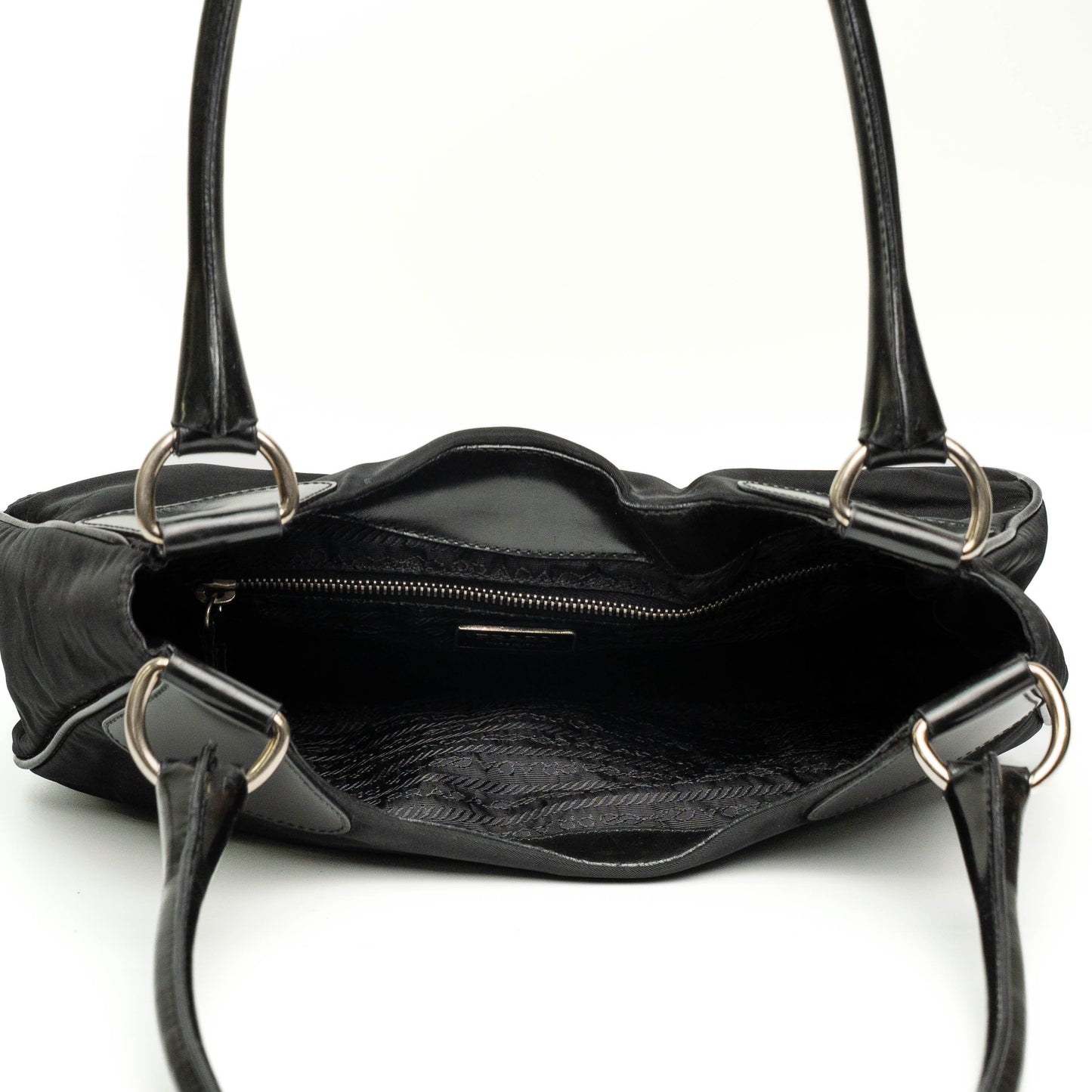 Prada Nero Tessuto Nylon Shoulder Bag