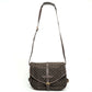 Louis Vuitton Saumur 30 Ebene Mini Lin Messenger Bag