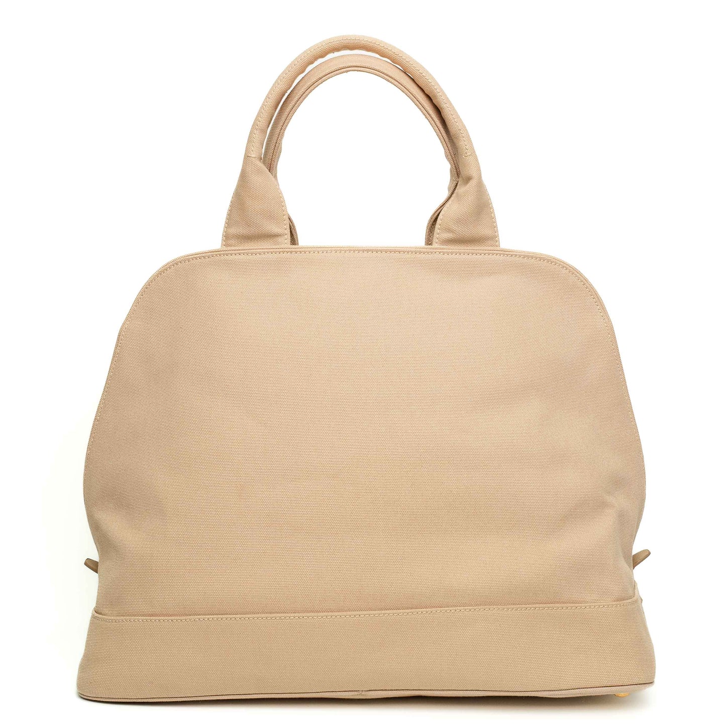 Prada Canapa Logo Beige Canvas Tote Bag