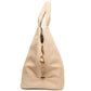 Prada Canapa Logo Beige Canvas Tote Bag