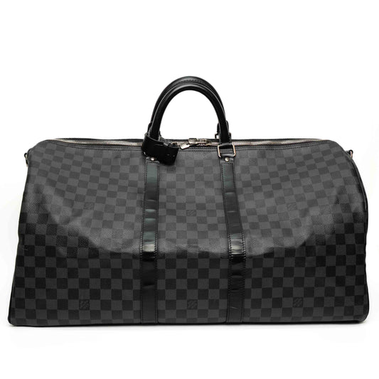 Louis Vuitton Keepall 55 Damier Graphite Travel Bag