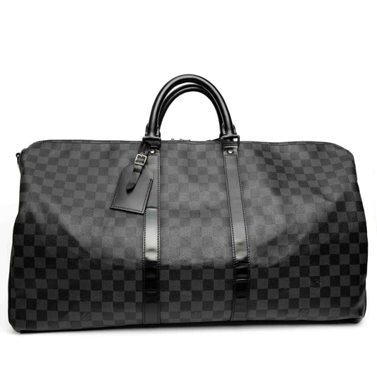 Louis Vuitton Keepall 55 Damier Graphite Travel Bag