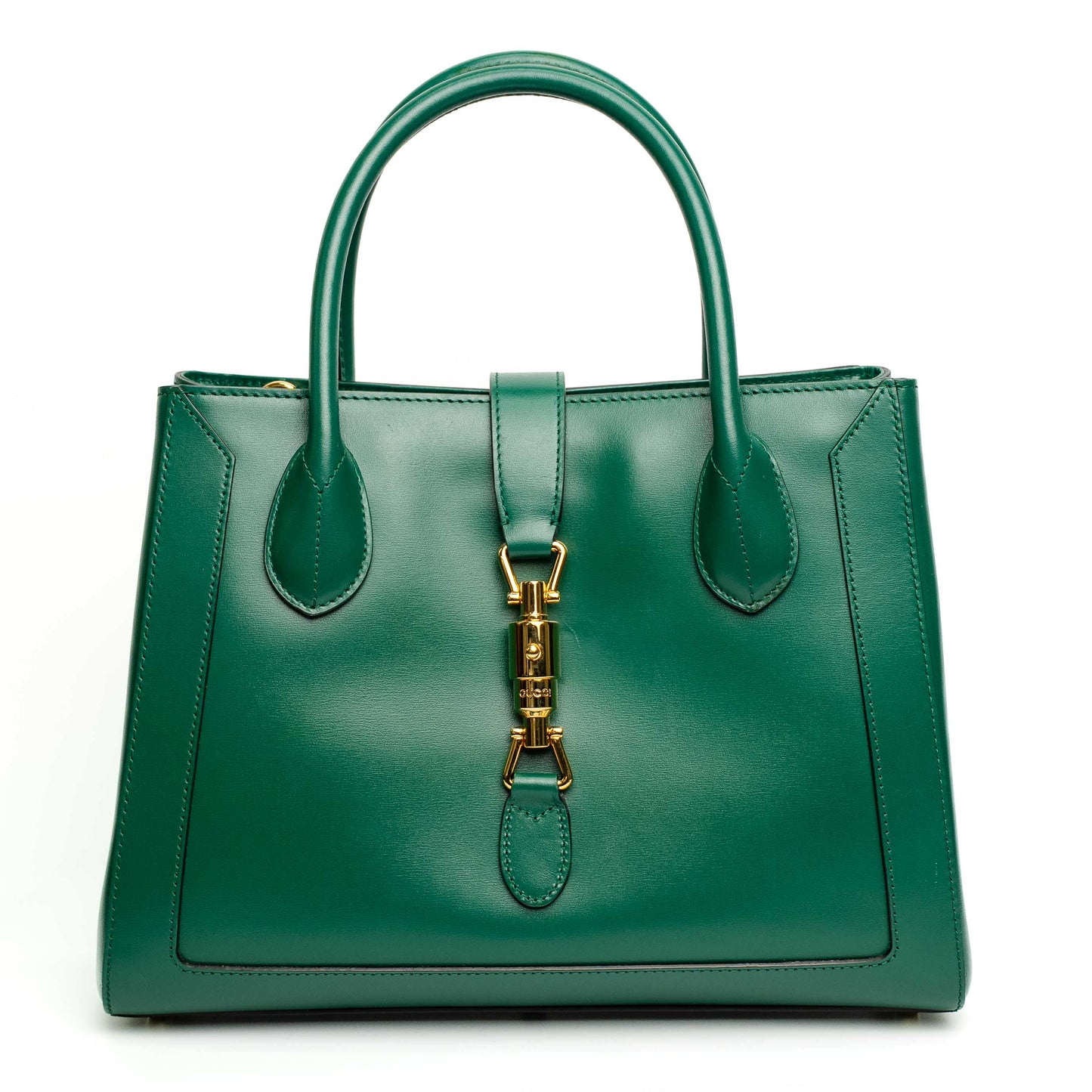Gucci Jackie 1961 Green Leather Shoulder Bag