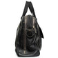 Versace Black Calfskin Leather Business Travel Bag