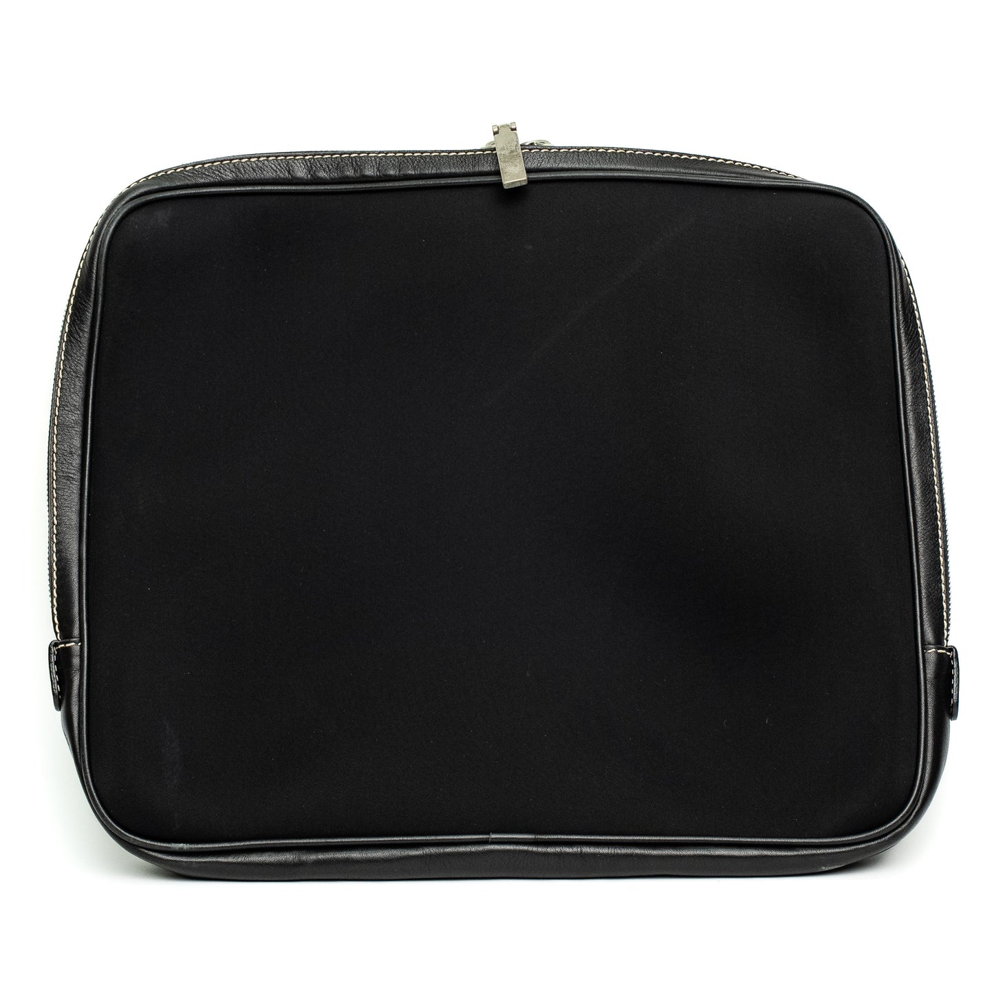 Versace Black Calfskin Leather Business Travel Bag