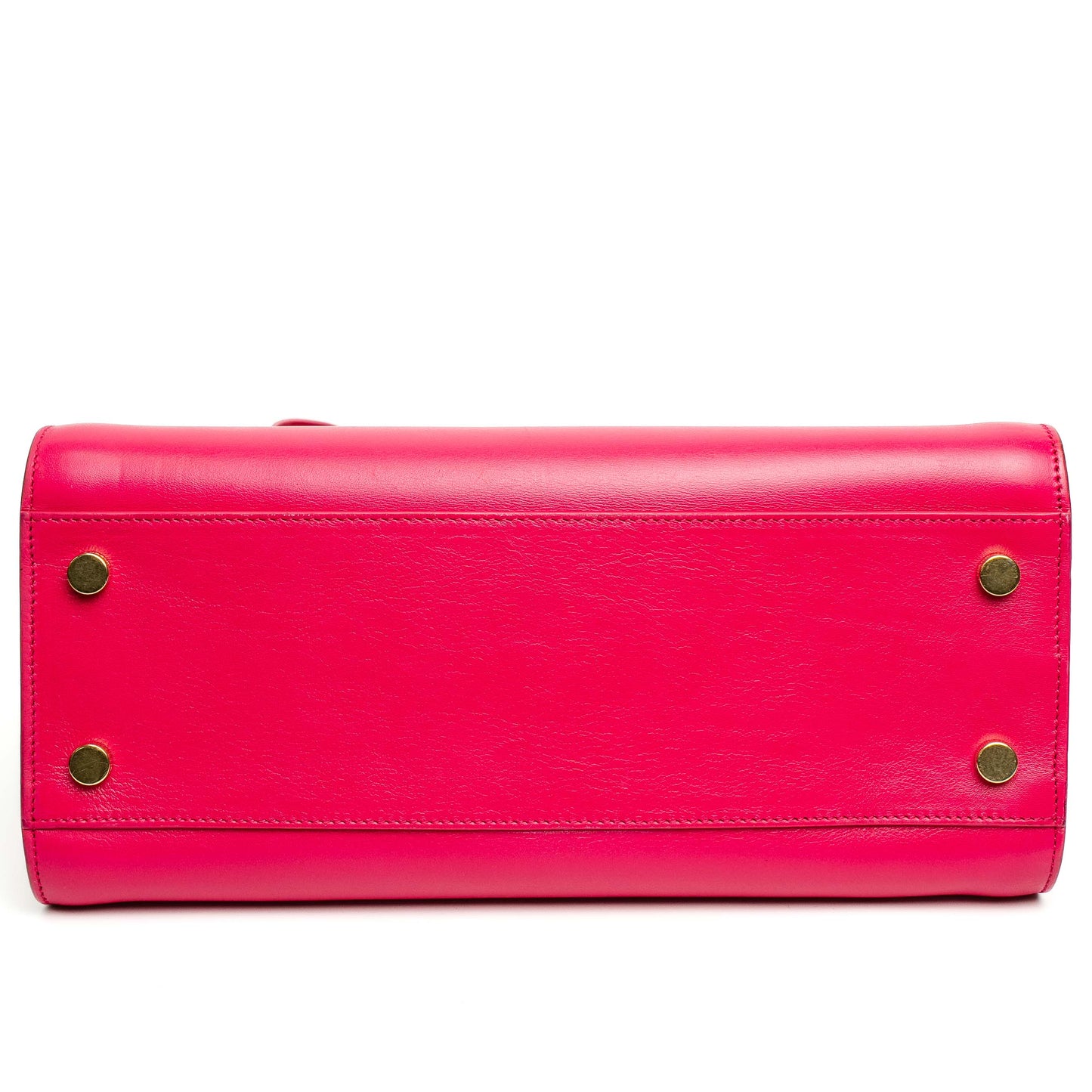 Saint Laurent Cabas YSL Pink Leather Top Handle Bag