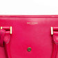 Saint Laurent Cabas YSL Pink Leather Top Handle Bag