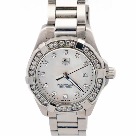 TAG Heuer Aquaracer Diamond Steel Watch