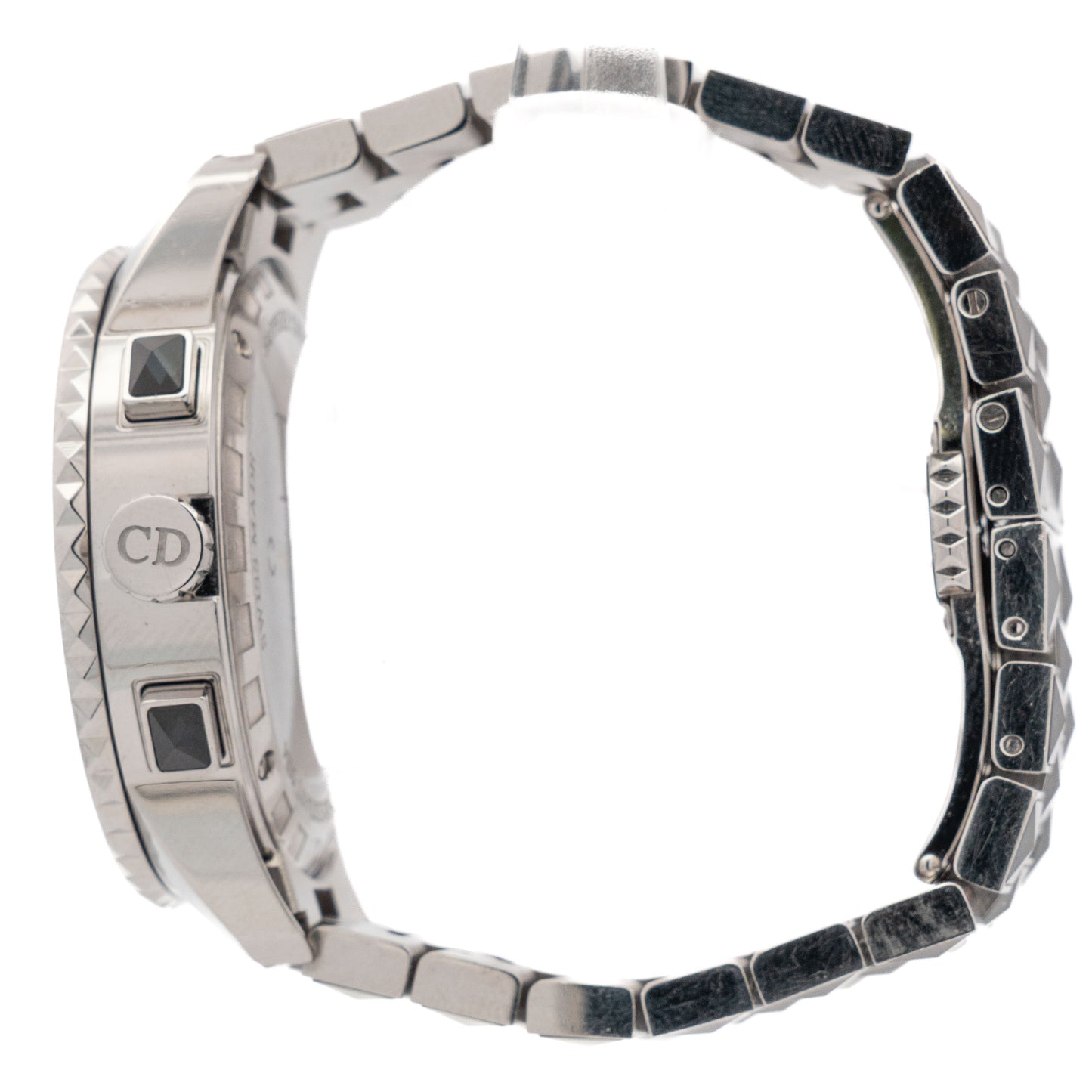 Christian Dior Christal Diamond Steel Watch