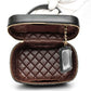 Chanel Quilted Vanity Case in Black Caviar Leather