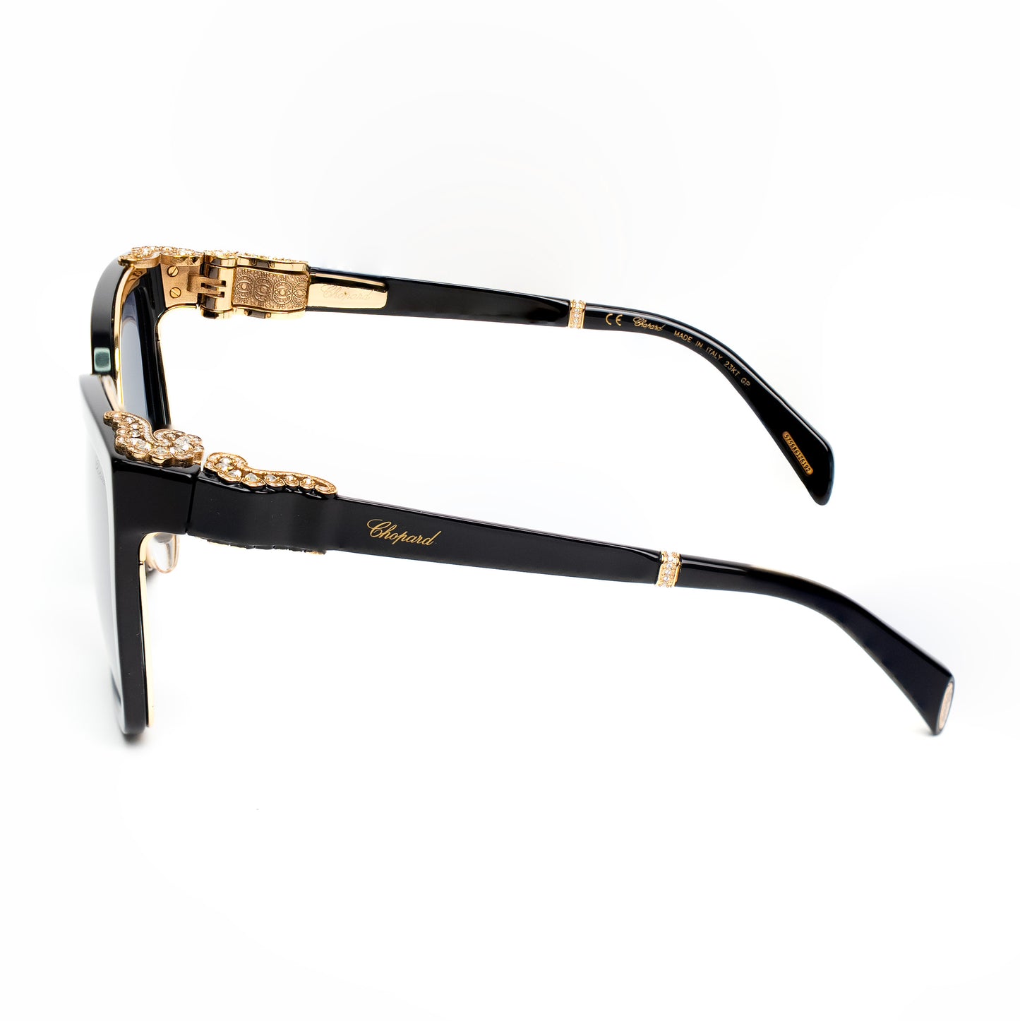 Chopard Red Carpet 23K Gold-Plated Sunglasses
